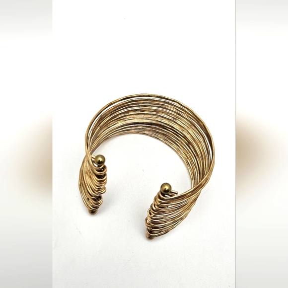 🟢3/$19🟢 Multilayer Gold Cuff Bracelet Casual Formal Office - Picture 4 of 5